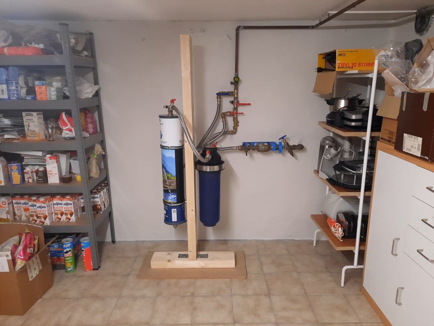 Complete water treatment installation example