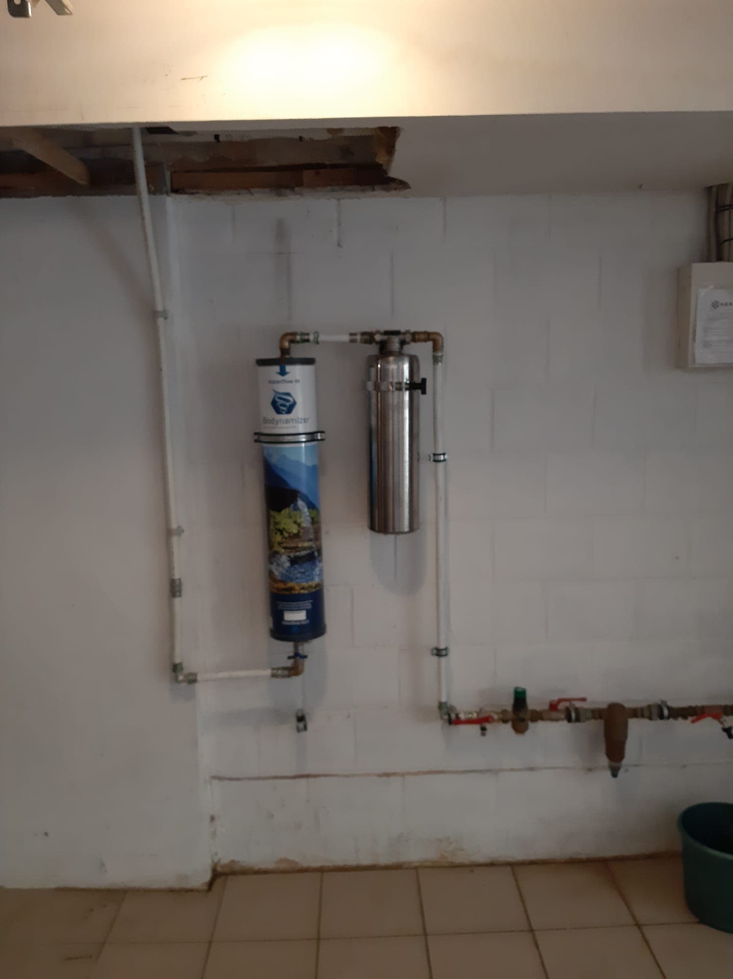 Complete water treatment installation example